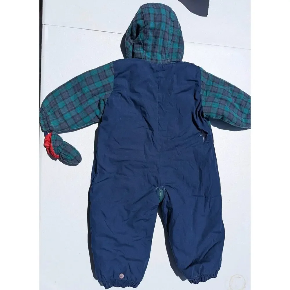 Vintage 90s Baby OshKosh B’Gosh insulated snowsuit winter outfit 24 months